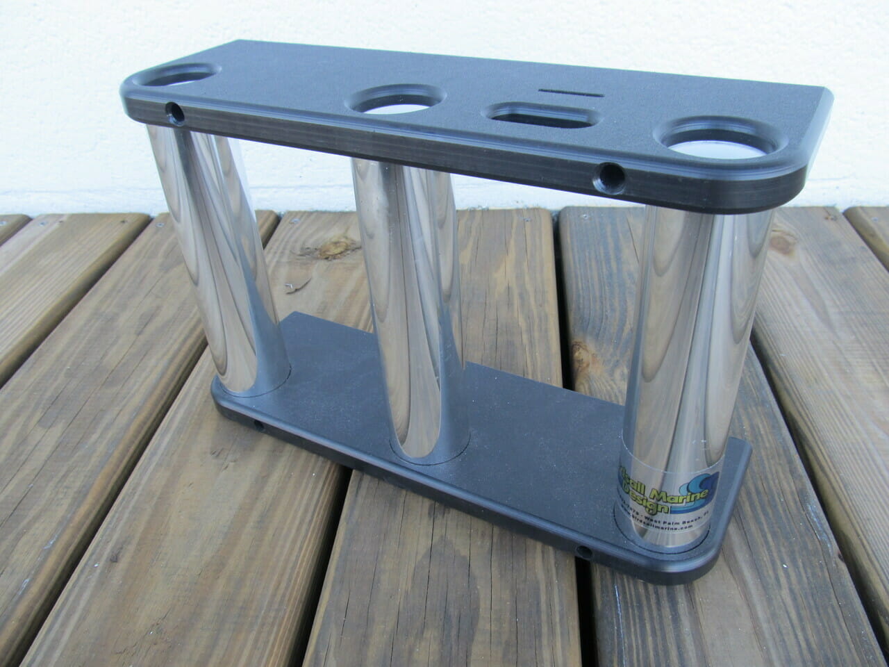 Console Rod Holders with "Black" Starboard.