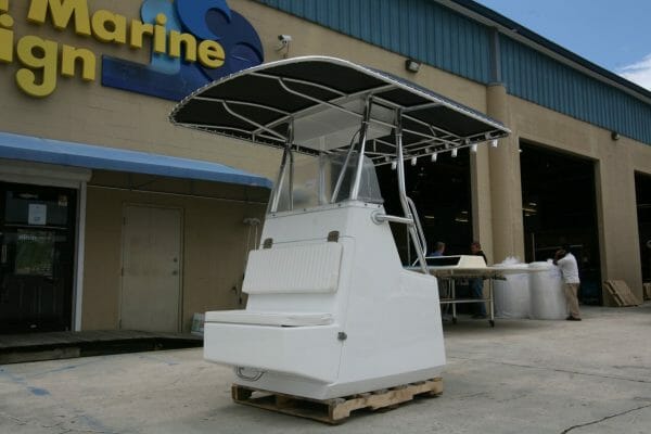 Large Center Console by Birdsall Marine Design featuring are Double Bow T-top
http://www.marineproducts.net/products/Double-Bow.html