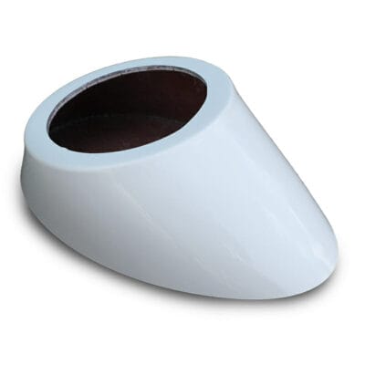 Beautiful heavy duty oval contoured fiberglass speaker box