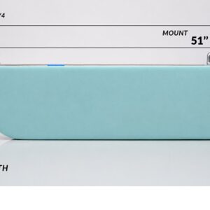 52" Folding Rear Bench Seat 007- Anodized Pipe