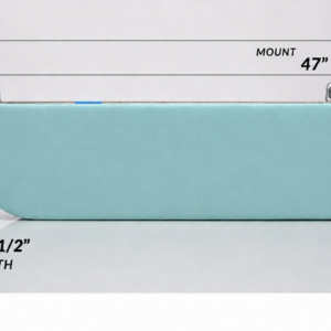 48" Folding Rear Bench Seat 009-Anodized Pipe